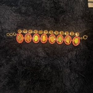 J cream bracelet brûlée HTF
